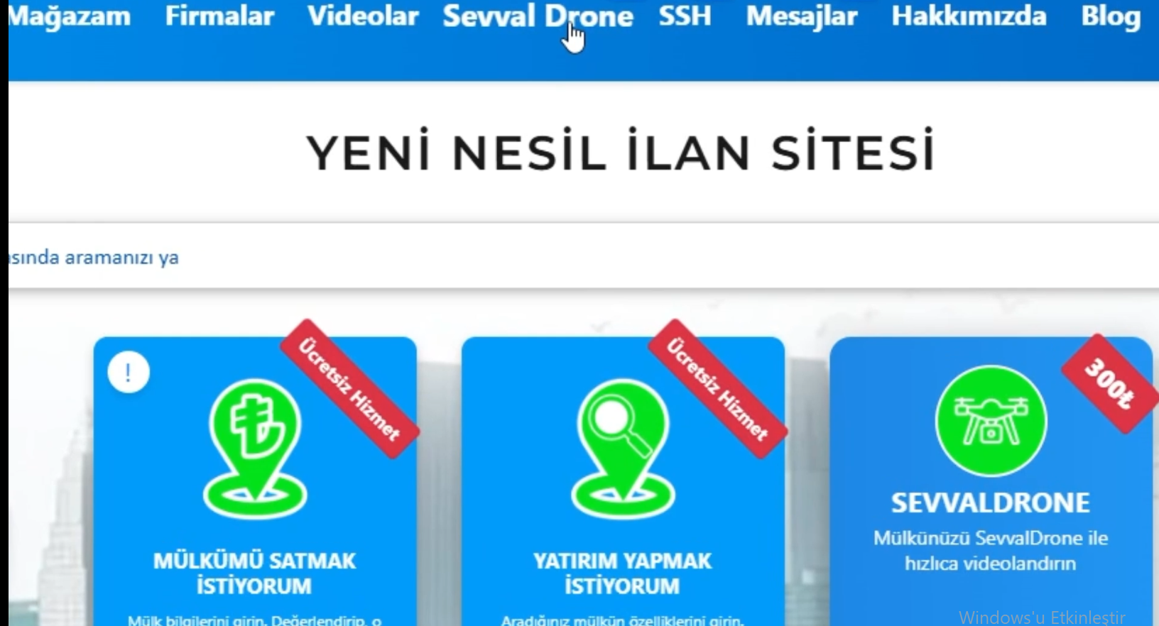 SANAL DRONE OLUŞTURMA