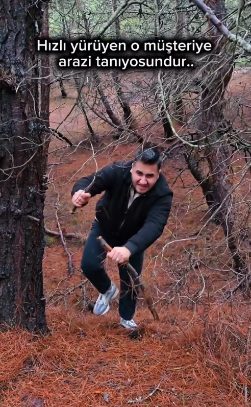 Hızını alamayan müşteri 🤣🏃