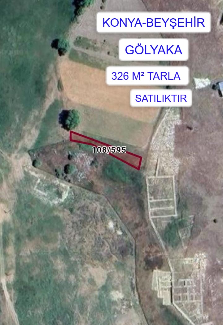 KONYA BEYŞEHİR GÖLYAKA MAH. 326 M² TARLA  SATILIKTIR - KONYA BEYŞEHİR fotoğraf 3