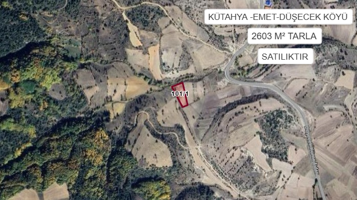 KÜTAHYA EMET DÜŞECEK KÖYÜ’NDE 2603 M² TARLA SATILIKTIR - KÜTAHYA EMET fotoğraf 2