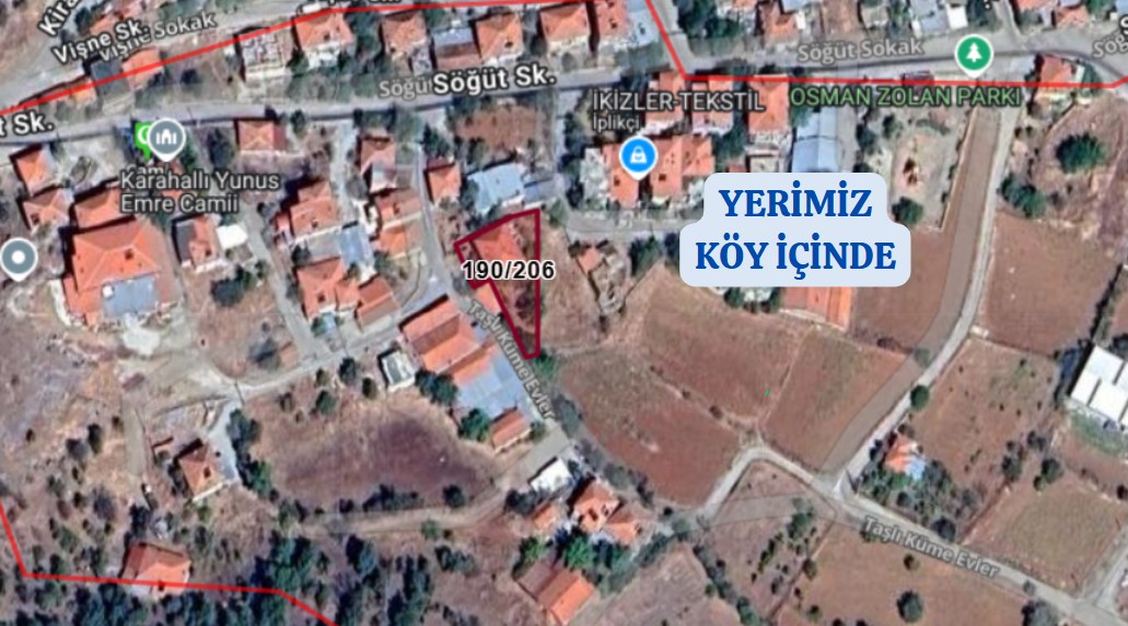 UŞAK KARAHALLI DERE KÖYÜ 542 M² KARGİR 2 KATLI EV VE ARSASI SATILIKTIR - UŞAK KARAHALLI fotoğraf 3