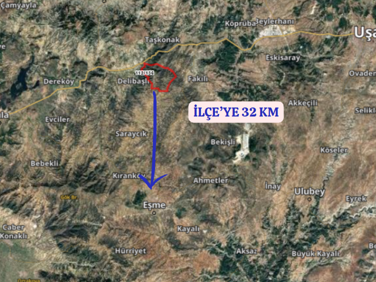 UŞAK EŞME HAMAMDERE KÖYÜNDE 10.700 M² TARLA SATILIKTIR - UŞAK EŞME fotoğraf 6