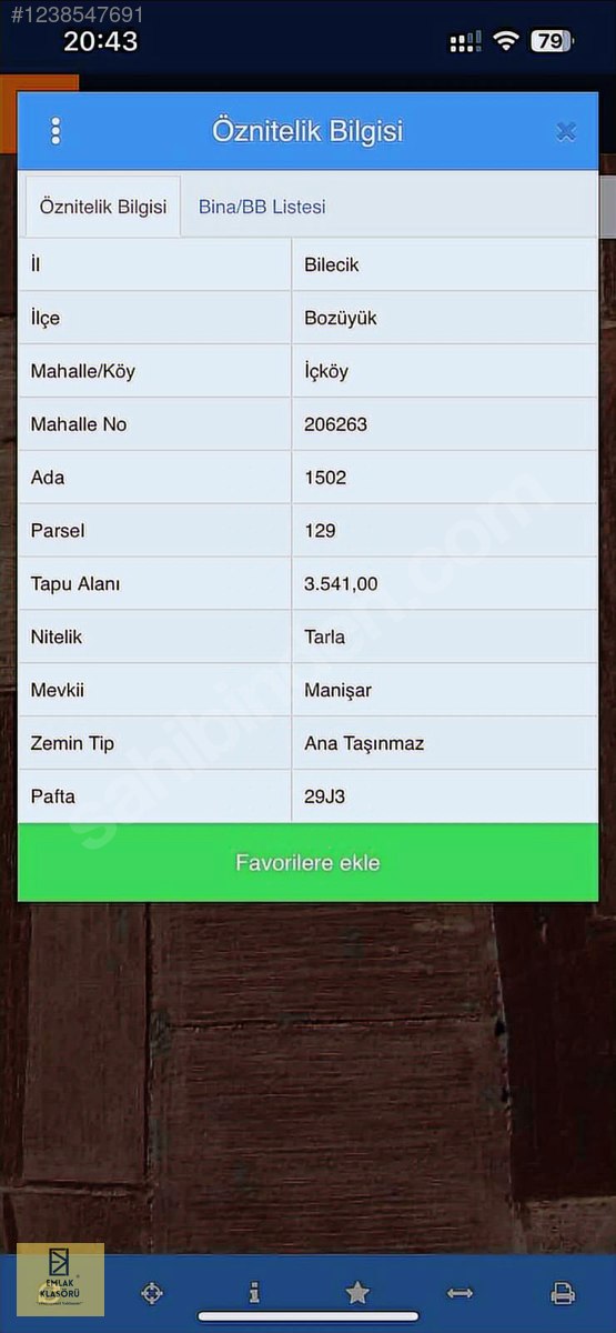Bozüyük Yüksek Hızlı Tren İstasyonuna Yakın Fırsat Arsa! - BİLECİK BOZÜYÜK fotoğraf 6