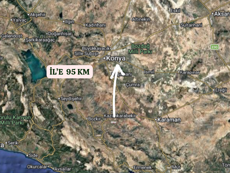 KONYA GÜNEYSINIR AĞRAS   KÖYÜNDE 5.832 M²  BAĞ  SATILIKTIR - KONYA GÜNEYSINIR fotoğraf 6