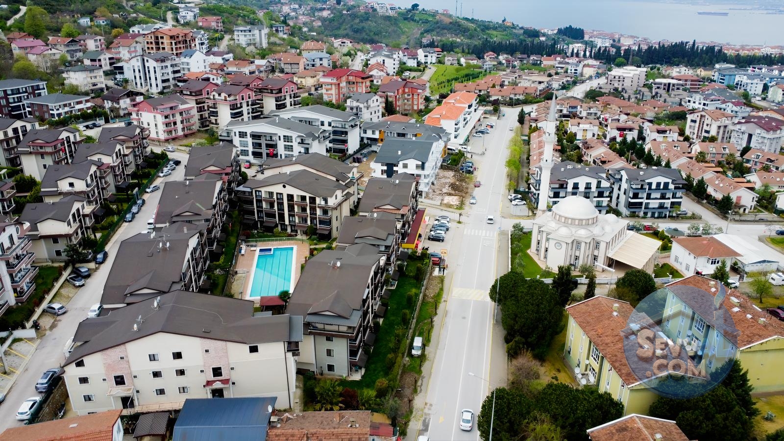 HAVUZLU SİTEDE ÇATI DUBLEKS 3+1 SATILIK DAİRE - Kocaeli Gölcük fotoğraf 10