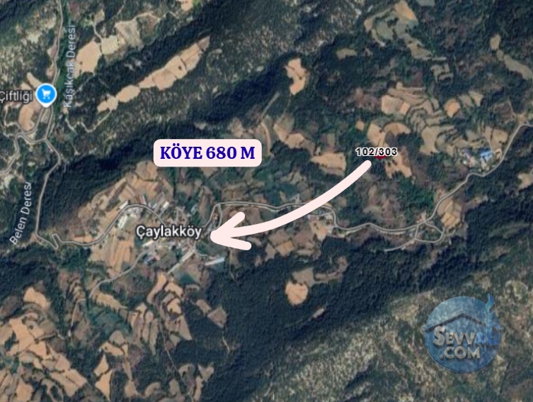 BOLU GÖYNÜK ÇAYLAK KÖYÜNDE 768 M² TARLA SATILIKTIR - Bolu Göynük fotoğraf 6
