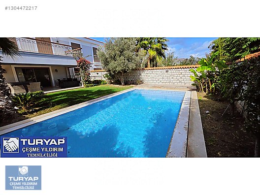TURYAP ÇEŞME ALAÇATI YILLIK KİRALIK MÜSTAKİL HAVUZLU 7+1 VİLLA - İZMİR ÇEŞME fotoğraf 31