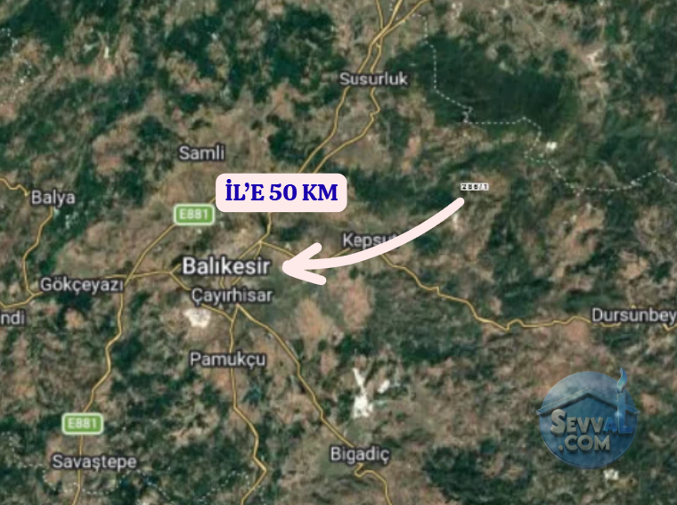 BALIKESİR KEPSUT BÜKDERE  KÖYÜNDE  4.074 M²  TARLA SATILIKTIR - BALIKESİR KEPSUT fotoğraf 8