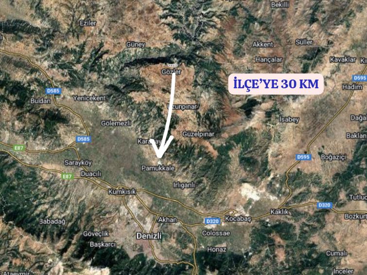 DENİZLİ PAMUKKALE GÖZLER  KÖYÜNDE   330  M²  ARSA SATILIKTIR - DENİZLİ PAMUKKALE fotoğraf 6