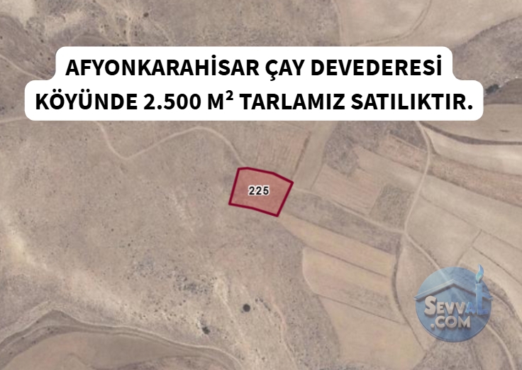 AFYONKARAHİSAR ÇAY DEVEDERESİ KÖYÜNDE 2.500 M² TARLA SATILIKTIR. - Afyonkarahisar Çay fotoğraf 4