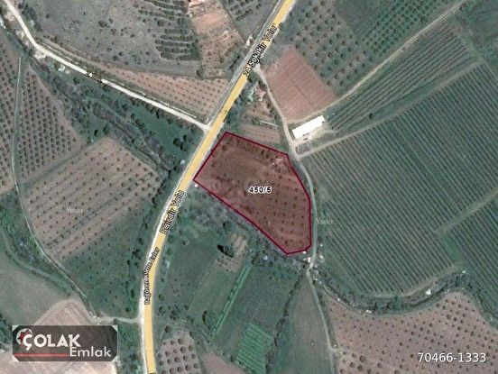 EĞİRDİR BARLA DA YOLA CEPHELİ YATIRIMLIK ARAZİ - ISPARTA EĞİRDİR fotoğraf 2