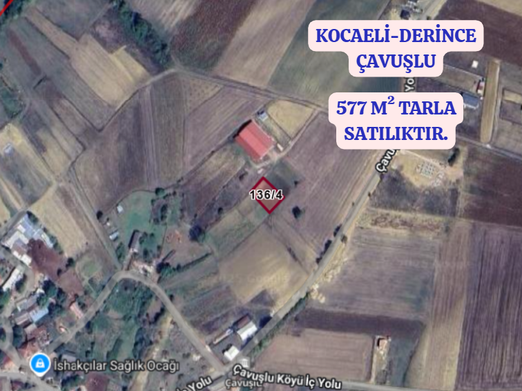 KOCAELİ DERİNCE ÇAVUŞLU   KÖYÜNDE  577   M²  TARLA  SATILIKTIR - KOCAELİ DERİNCE fotoğraf 2