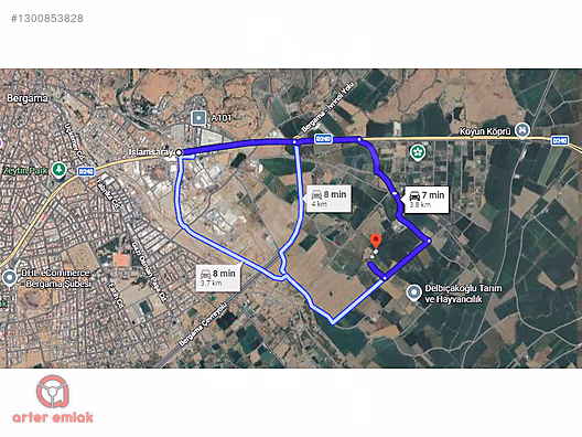 ARTER EMLAK'TAN BERGAMA İSLAMSARAYDA 4753 M² SATILIK TARLA - İZMİR BERGAMA fotoğraf 18