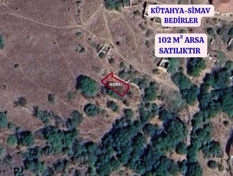 KÜTAHYA SİMAV BEDİRLER   KÖYÜNDE 102 M² ARSA  SATILIKTIR - KÜTAHYA SİMAV fotoğraf 2