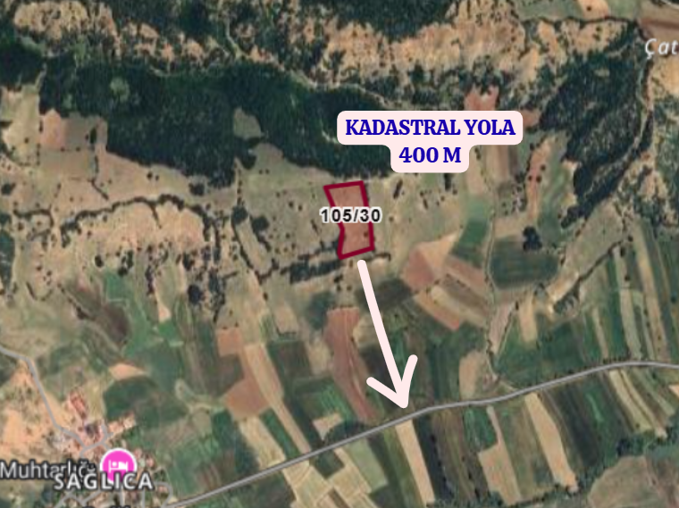 TOKAT ARTOVA SAĞLICA  KÖYÜNDE  12.056 M²  TARLA  SATILIKTIR - TOKAT ARTOVA fotoğraf 3