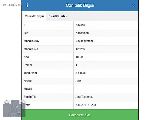 KOCASİNAN BEYDEĞİRMENİNDE SATILIK 3616 M2 TİCARİ PARSEL - KAYSERİ KOCASİNAN fotoğraf 3