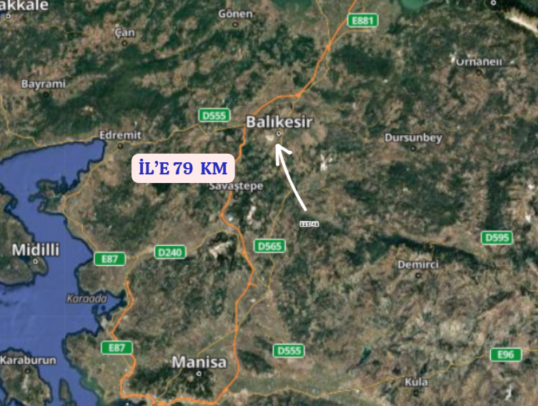 BALIKESİR SINDIRGI ALAKIR KÖYÜNDE 1.900 M² TARLA  SATILIKTIR - BALIKESİR SINDIRGI fotoğraf 7