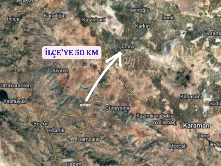 KONYA ÇUMRA AFŞAR   KÖYÜNDE  689 M²  TARLA  SATILIKTIR - KONYA ÇUMRA fotoğraf 5