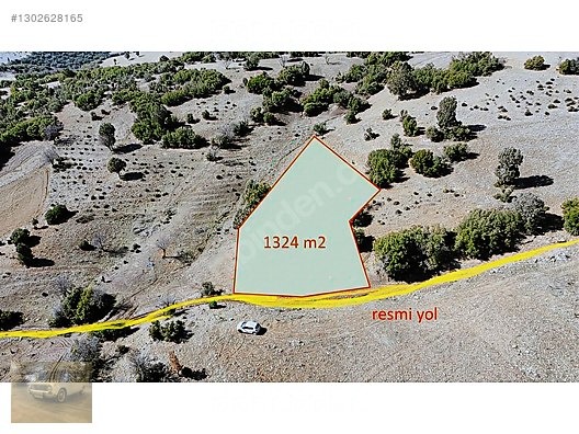yolu suyu basinda 1324 m² tek tapu satılık parsel - BURDUR MERKEZ fotoğraf 6