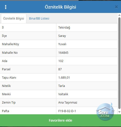 TEKİRDAĞ SARAY YUVALI DA 1.689 M² TARLAMIZ SATILIKTIR - TEKİRDAĞ SARAY fotoğraf 2