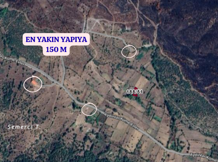 KÜTAHYA TAVŞANLI AYDINLAR  KÖYÜNDE 393 M²  TARLA  SATILIKTIR - KÜTAHYA TAVŞANLI fotoğraf 4