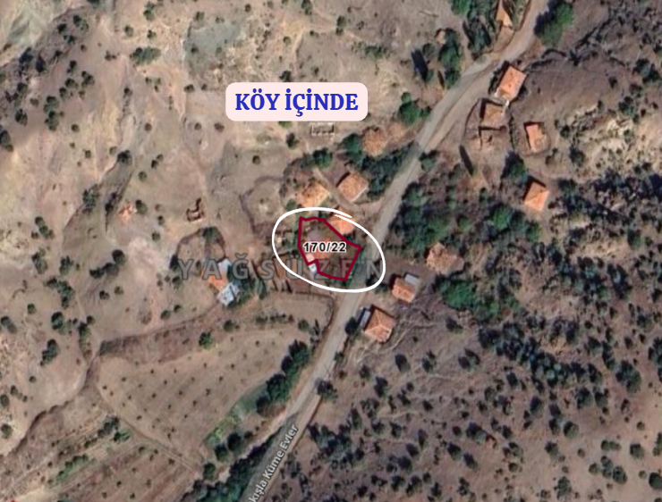 ÇORUM OSMANCIK YAĞSİYAN  KÖYÜNDE 472 M²  AHŞAP EV VE BAHÇESİ  SATILIKTIR - ÇORUM OSMANCIK fotoğraf 4