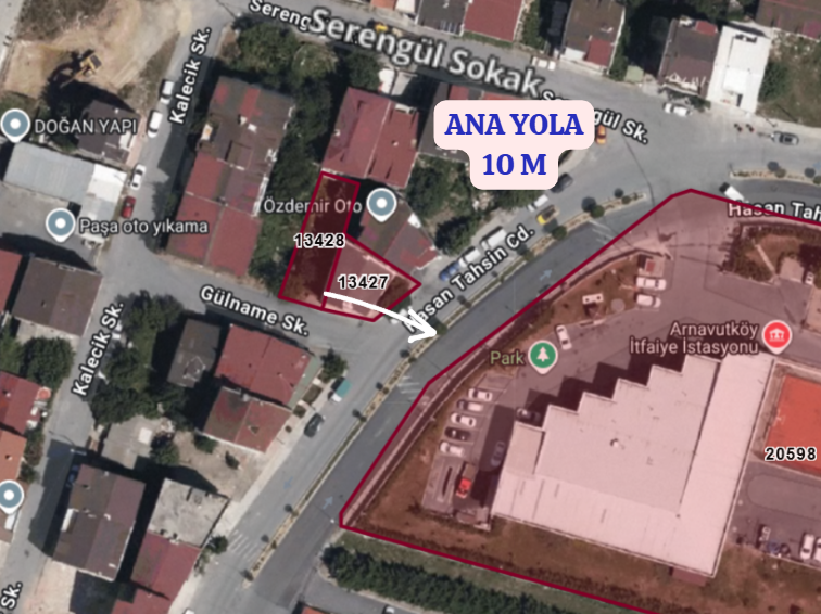 İSTANBUL ARNAVUTKÖY  İLÇESİNDE 171  M² ARSA  SATILIKTIR - İSTANBUL ARNAVUTKÖY fotoğraf 3