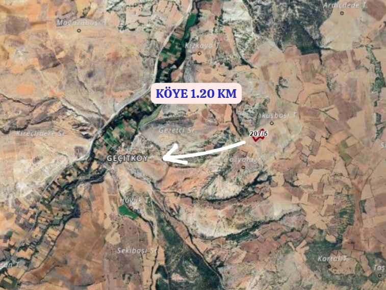 KONYA ILGIN GEÇİT  KÖYÜNDE 10.969   M² TARLA  SATILIKTIR - KONYA ILGIN fotoğraf 4