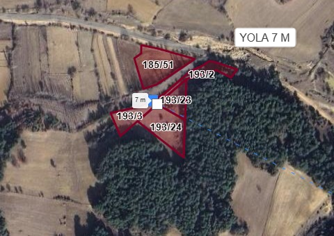 UŞAK BANAZ YENİCE KÖYÜ’NDE 2324 M² TARLA SATILIKTIR - UŞAK BANAZ fotoğraf 3