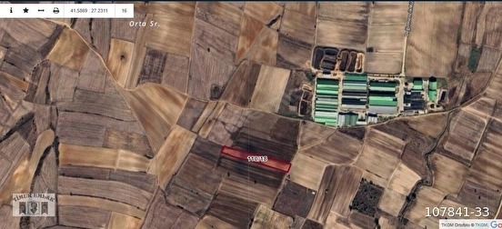 KIRKLARELİ MERKEZ DEĞİRMENCİK KÖYÜNDE 2.235 M2 YATIRIMLIK TARLA - KIRKLARELİ MERKEZ fotoğraf 2
