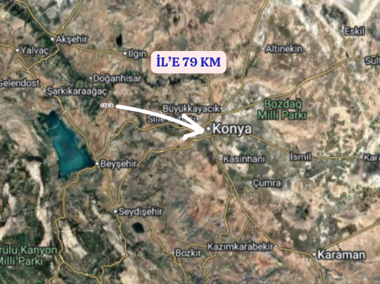  KONYA BEYŞEHİR GÖKÇEKUYU  KÖYÜNDEİ  1.704  M² TARLA SATILIKTIR    - KONYA BEYŞEHİR fotoğraf 15