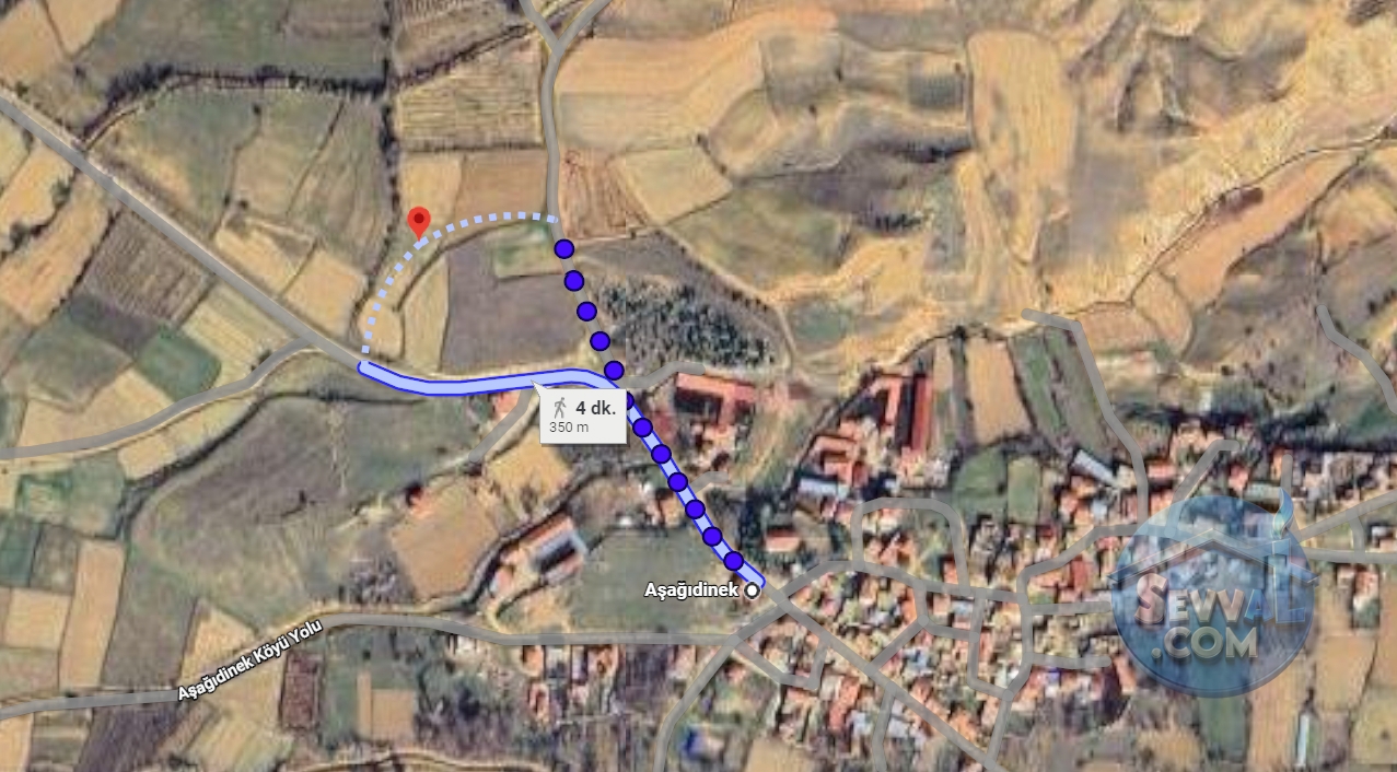 ISPARTA ŞARKİKARAAĞAÇ AŞAĞIDİNEK 742 M² TARLAMIZ SATILIKTIR. - Isparta Şarkikaraağaç fotoğraf 13