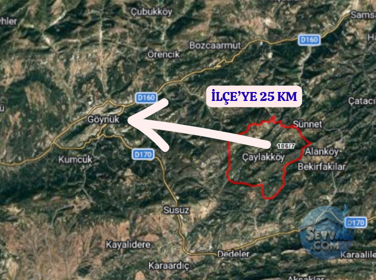 BOLU GÖYNÜK ÇAYLAK  KÖYÜNDE  3.476 M²  TARLA  SATILIKTIR - BOLU GÖYNÜK fotoğraf 6