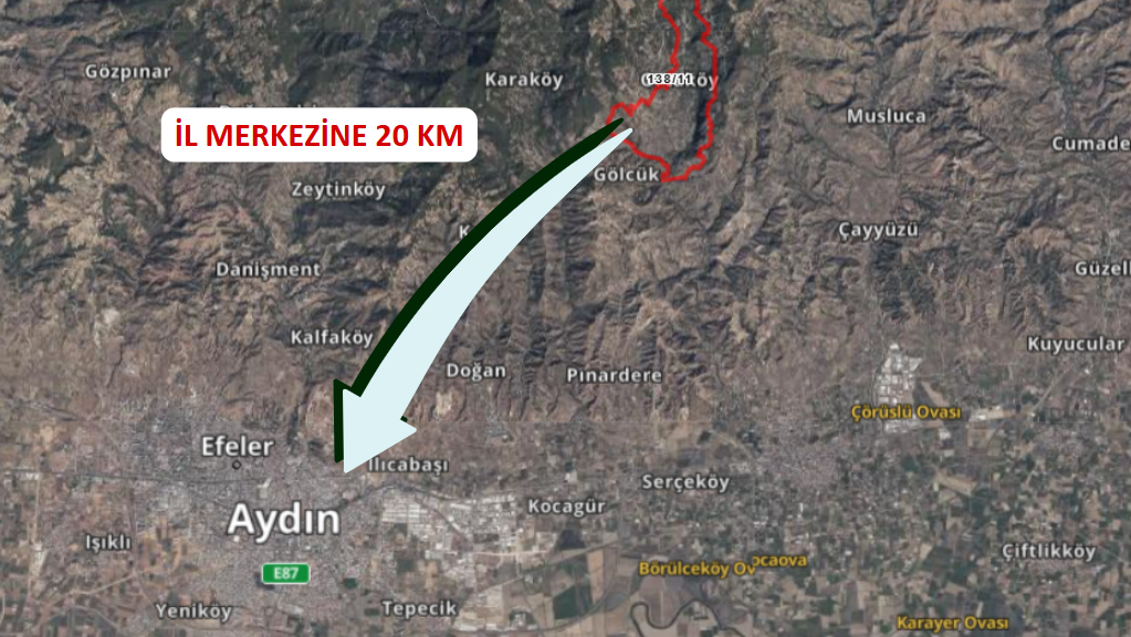 AYDIN EFELER ORTAKÖY KÖYÜNDE 1.260 M² ARSA SATILIKTIR. - AYDIN EFELER fotoğraf 7