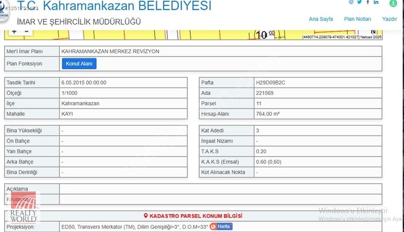 ANKARA KAHRAMANKAZAN'DA KONUT İMARLI SATILIK ARSA - ANKARA KAHRAMANKAZAN fotoğraf 2
