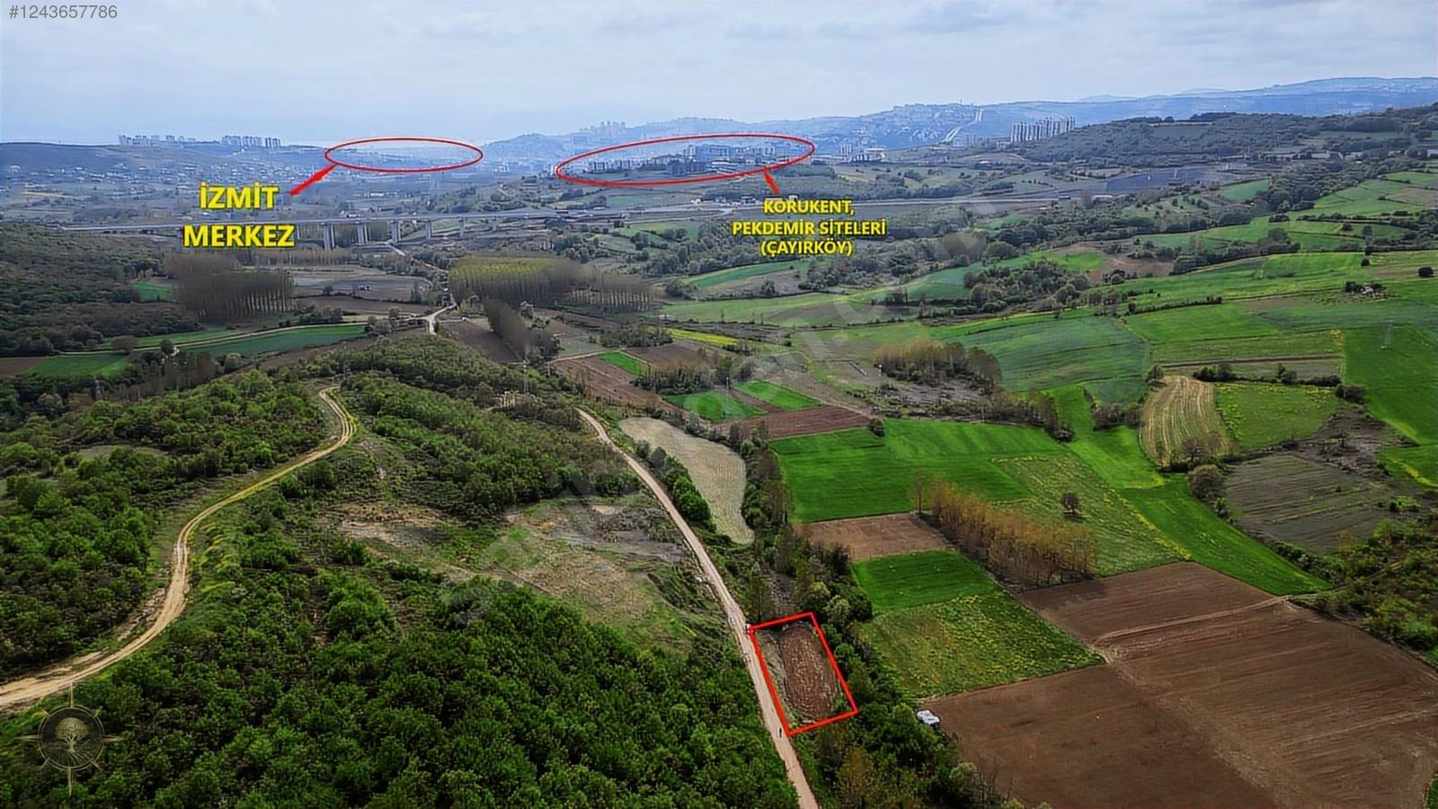 İZMİT'TE ŞEHİR KENARI ŞAHANE BİR HOBİ BAHÇESİ 1.168 M2 - KOCAELİ İZMİT fotoğraf 3