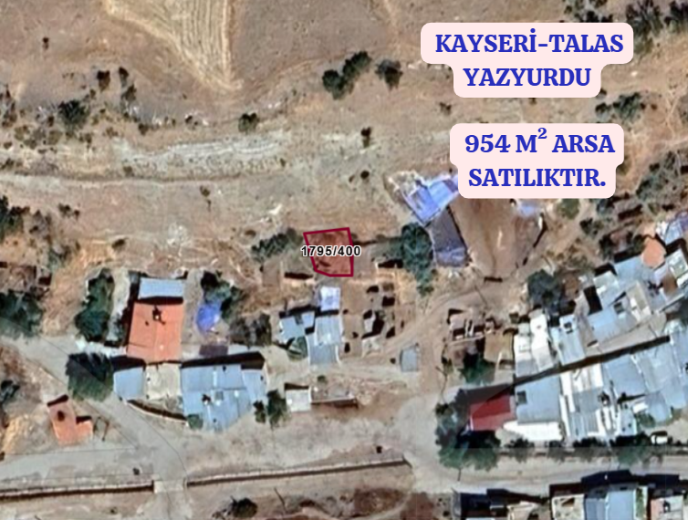 KAYSERİ TALAS YAZYURDU   KÖYÜNDE  101  M²  ARSA  SATILIKTIR - KAYSERİ TALAS fotoğraf 2