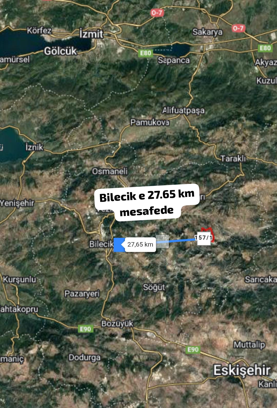 BİLECİK /YENİPAZAR / KAVACIK KÖYÜNDE 788 m2 TARLAMIZ SATILIKTIR! - BİLECİK YENİPAZAR fotoğraf 4