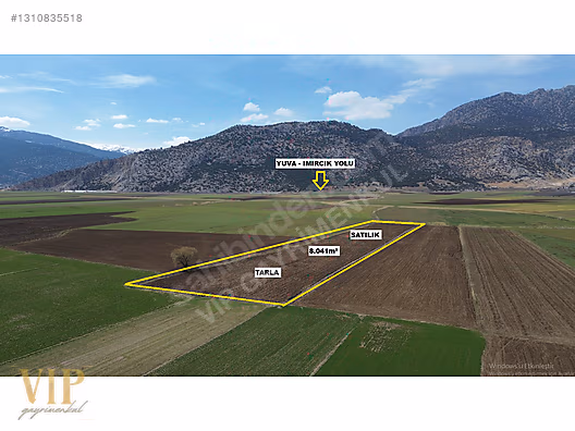 VİP GAYRİMENKUL'den BÖLGENİN EN SULAK YERİNDE 8.041m² TARLA - ANTALYA ELMALI fotoğraf 6