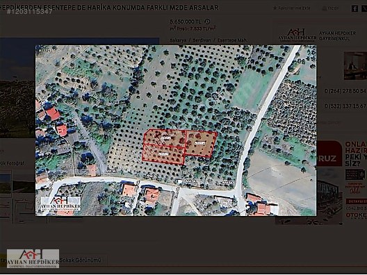 Serdivan Esentepe'de Satılık Arsalar - Yatırım Fırsatı! - SAKARYA SERDİVAN fotoğraf 13