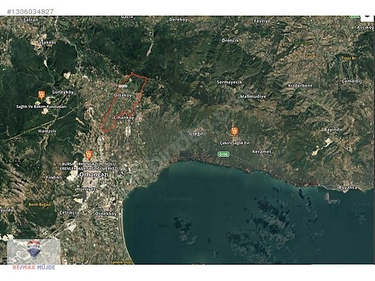 ORHANGAZİ ORTAKÖY MAH.623 M2 KADASTROL YOLA CEPHELİ TARLA - BURSA ORHANGAZİ fotoğraf 12