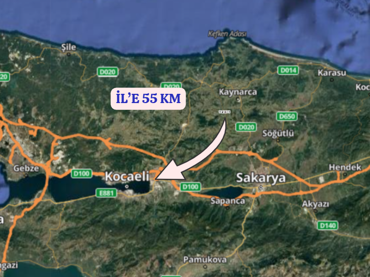 KOCAELİ KANDIRA SARIGAZİ  KÖYÜNDE 96 M²  TARLA  SATILIKTIR - KOCAELİ KANDIRA fotoğraf 6