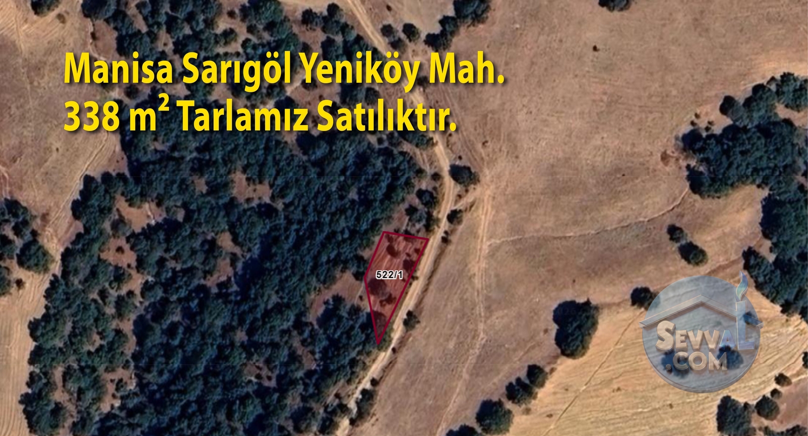 MANİSA SARIGÖL YENİKÖY MAH. 338 M² TARLAMIZ SATILIKTIR. - Manisa Sarıgöl fotoğraf 4