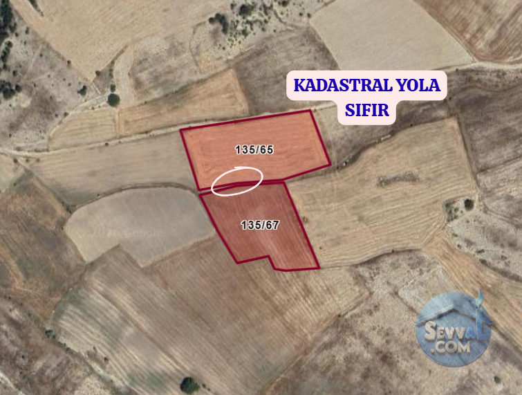 KÜTAHYA ÇAVDARHİSAR İLCİKÖREN  KÖYÜNDE  8.031 M²   TARLA  SATILIKTIR - KÜTAHYA ÇAVDARHİSAR fotoğraf 4