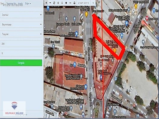 BAYRAMPAŞA 1500m² İMARLI ARSA ÇİFT ANA CADDE ÜSTÜ ÇİFT CEPHE - İSTANBUL BAYRAMPAŞA fotoğraf 14