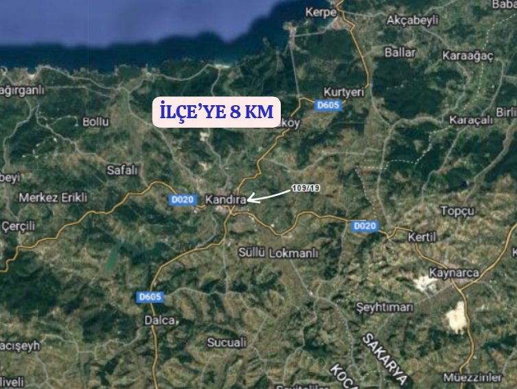 KOCAELİ KANDIRA BALCI  KÖYÜNDE 1.334 M²  TARLA  SATILIKTIR - KOCAELİ KANDIRA fotoğraf 4