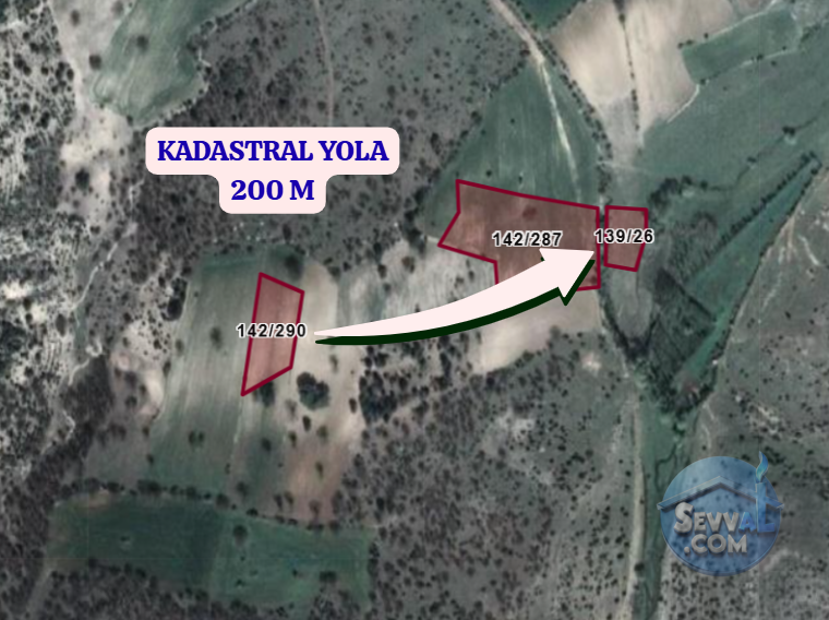 KÜTAHYA ÇAVDARHİSAR İLİCİKÖREN  KÖYÜNDE  2.199 M² TARLA  SATILIKTIR - KÜTAHYA ÇAVDARHİSAR fotoğraf 3