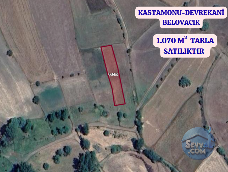KASTAMONU DEVREKANİ BELOVACIK  KÖYÜNDE 1.070 M²  TARLA  SATILIKTIR - KASTAMONU DEVREKANİ fotoğraf 2