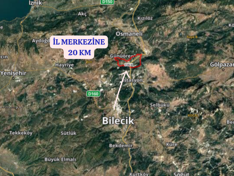 BİLECİK MERKEZ BAYIRKÖY  KÖYÜNDE 460 M²  ARSA SATILIKTIR - BİLECİK MERKEZ fotoğraf 6