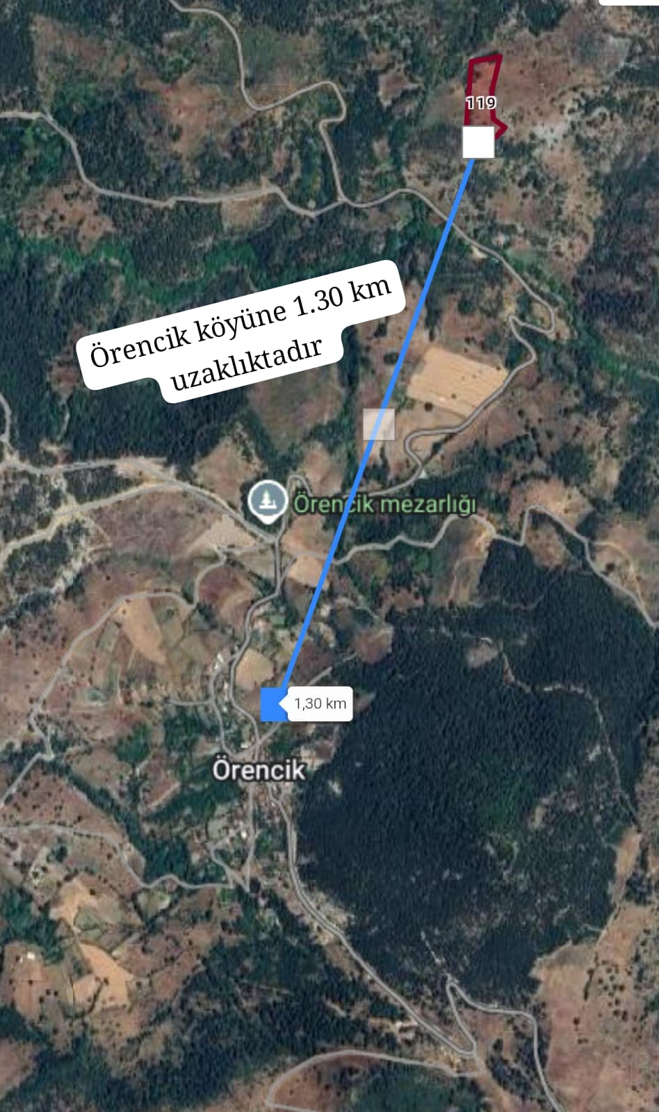 BURSA BÜYÜKORHAN ÖRENCİK 11.000 m² TARLAMİZ SATILIKTIR. - BURSA BÜYÜKORHAN fotoğraf 2